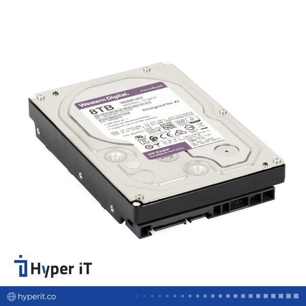 هارد وسترن دیجیتال بنفش ظرفیت 8 ترابایت مدل WD Purple WD82PURZ