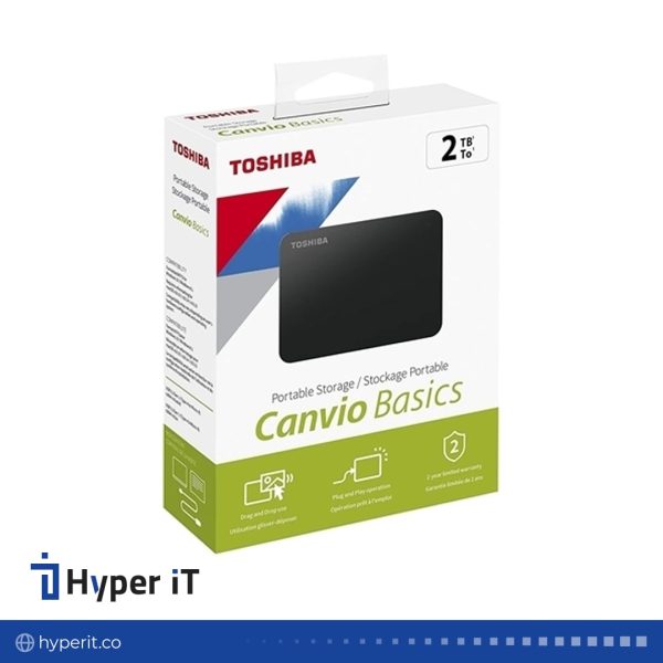 HDD توشیبا مدل Canvio Basics ظرفیت 2 ترابایت