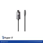 کابل نقره ای TYPEC TO HDMI1.8M-60 MHZ