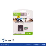 کارت حافظه پی ان وای مدل MicroSD 16GB U1 100MB