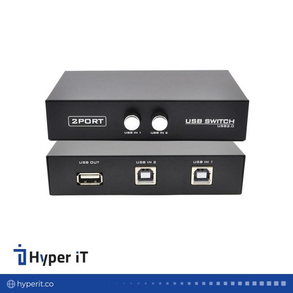 kVM دو پورت USB دستی
