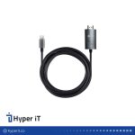 کابل نقره ای TYPEC TO HDMI1.8M-60 MHZ