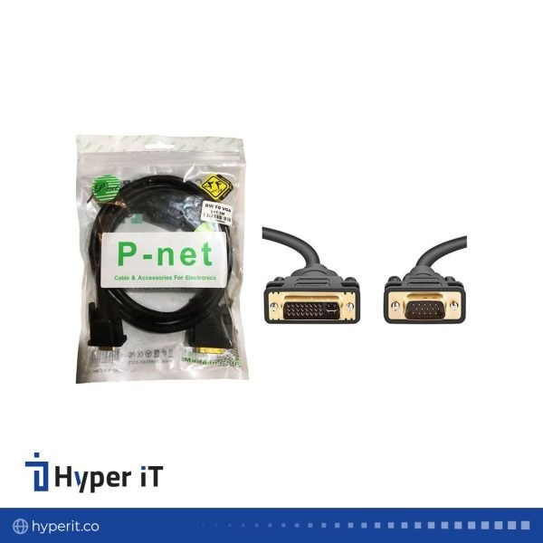 کابل Pnet-DVI TO VGA 1.5mq