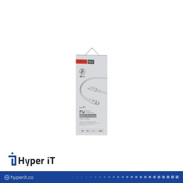 کابل تبدیل Type-c به Type-C مدل p2 PD طول 1 متر