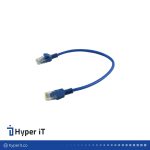 پچ کورد cat 6 30 cm utp آبی