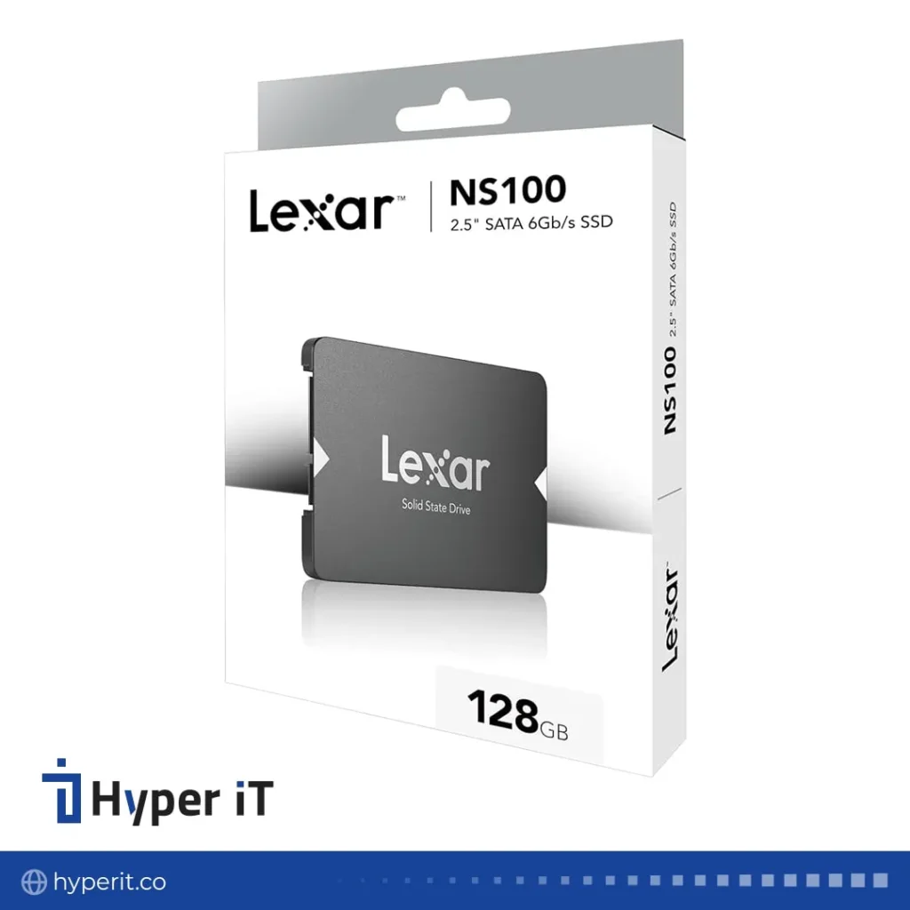 SSD internal Lexar model NS100 capacity 128 GB