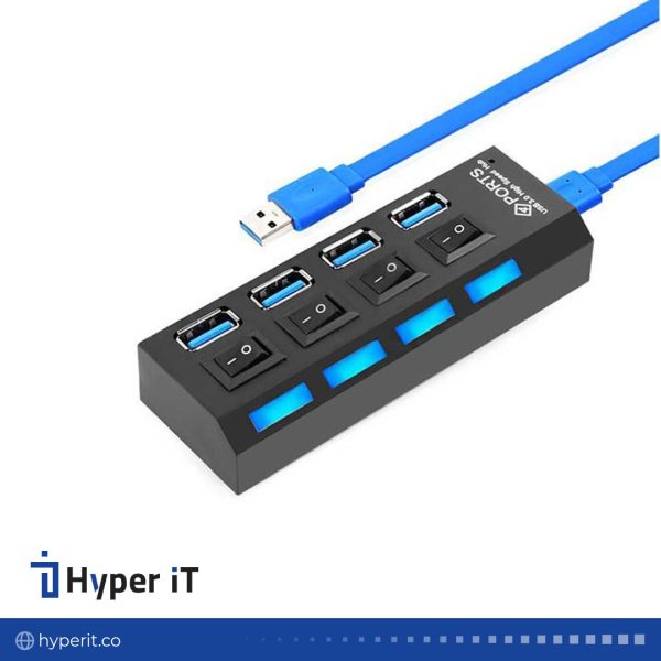 هاب 4usb3پورت403کلیددار