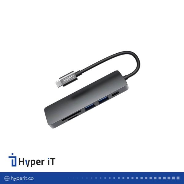 هاب 6 پورت USB-C ایراسکای مدل HC-13c