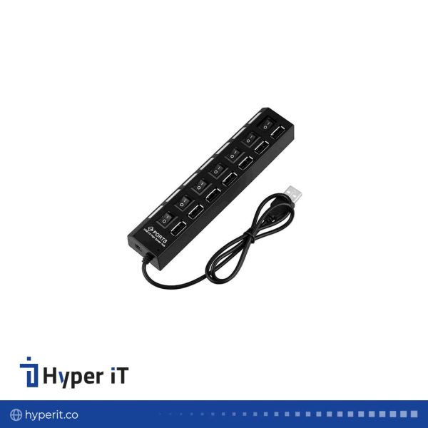 هاب 7 پورت USB 2.0 مدل Hi-Speed