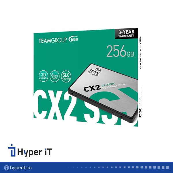 SSD اینترنال تیم گروپ مدل CX2 ظرفیت 256 گیگابایت