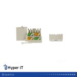 کیستون اکو UTP CAT6 تست فلوک 90 درجه