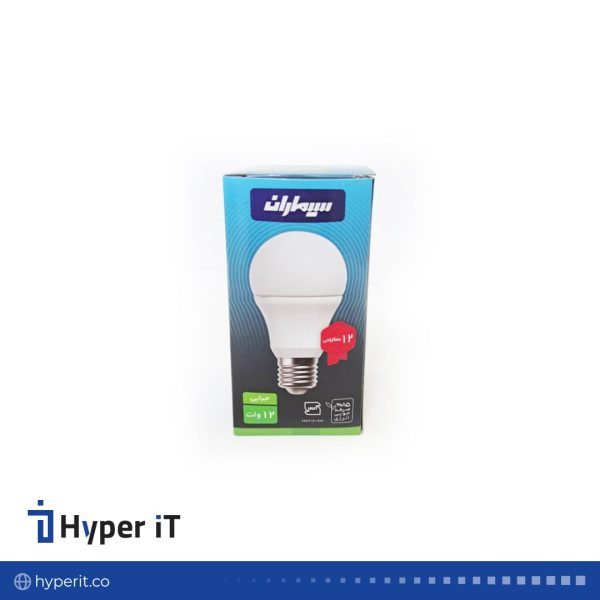 لامپ 12W حبابی LED مهتابی سیماران