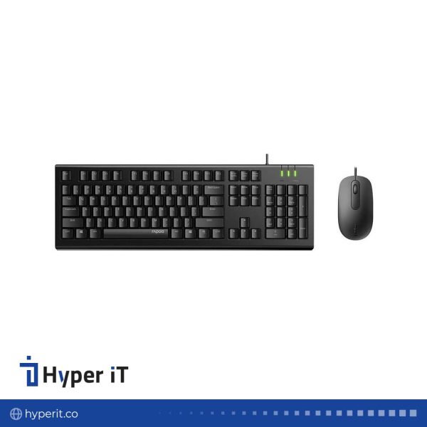 کیبورد و ماوس با سیم رپو مدل X120Pro