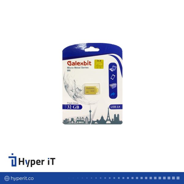 فلش مموری گلکسبیت مدل Micro Metal Series M6 USB 2.0 ظرفیت 32 گیگابایت