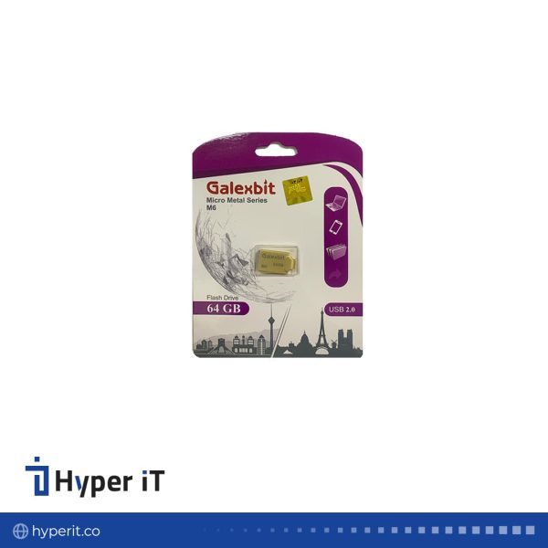 فلش مموری گلکسبیت مدل Micro Metal Series M6 USB 2.0 ظرفیت 64 گیگابایت