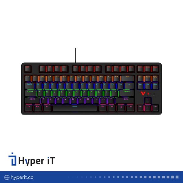 کیبورد با سیم مکانیکال گیمینک رپو مدل V500PRO-87 BLACK