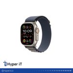ساعت هوشمند اپل مدل Ultra 2 Titanium Case Alpine Loop Band 49mm رنگ آبی