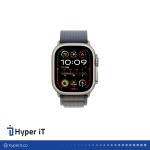 ساعت هوشمند اپل مدل Ultra 2 Titanium Case Alpine Loop Band 49mm رنگ آبی
