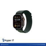 ساعت هوشمند اپل مدل Ultra 2 Titanium Case Alpine Loop Band 49mm رنگ زیتونی