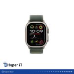 ساعت هوشمند اپل مدل Ultra 2 Titanium Case Trial Loop Band 49mm رنگ سبز