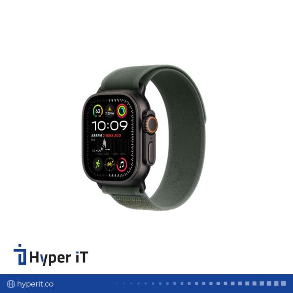 ساعت هوشمند اپل مدل Ultra 2 Titanium Case Trial Loop Band 49mm رنگ سبز