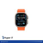 ساعت هوشمند اپل مدل Ultra 2 Titanium Ocean Band 49mm رنگ نارنجی