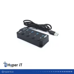 هاب چهار پورت USB 3.0 ای نت مدل E-35D