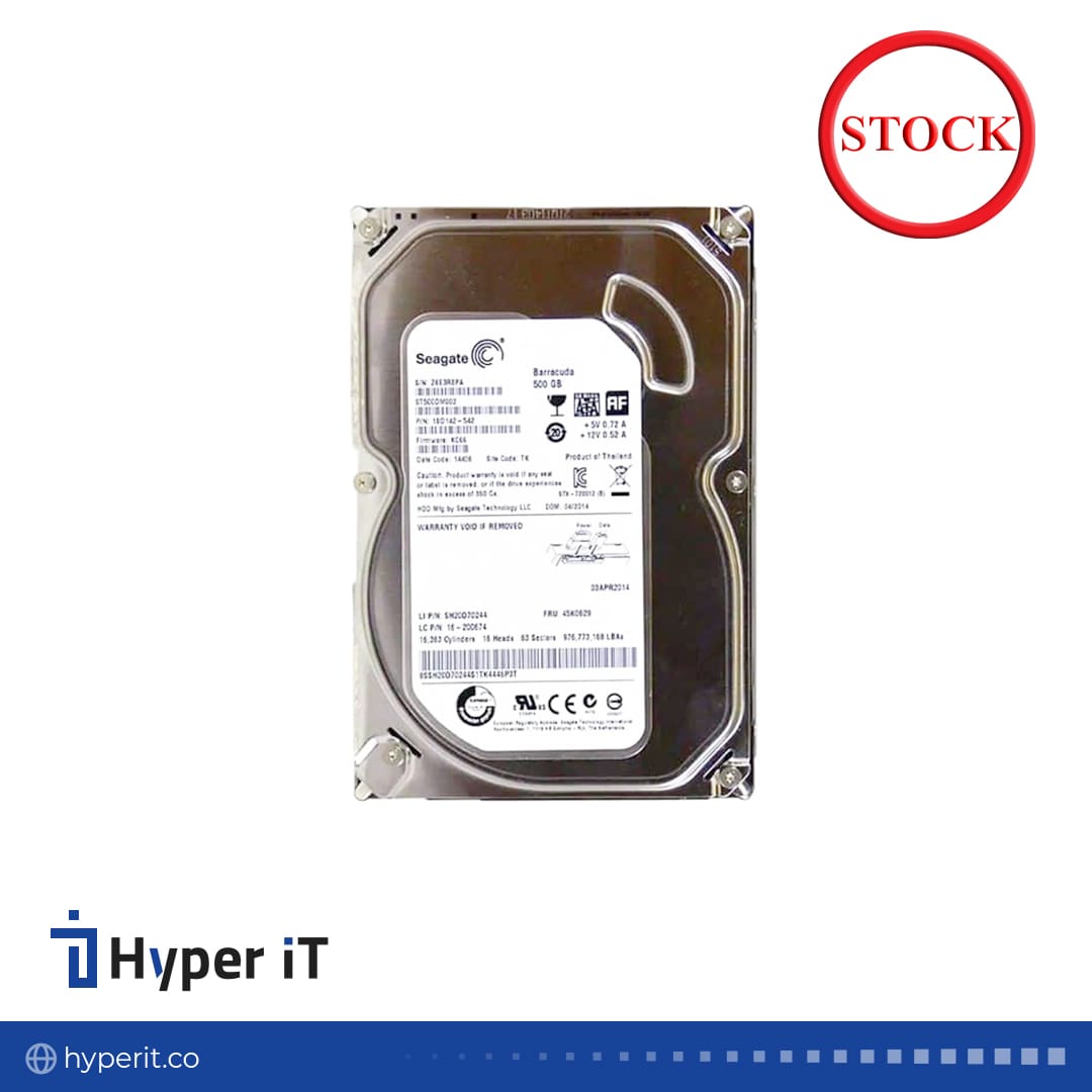 هارد دیسک استوک اینترنال سیگیت مدل SEAGATE-500GB