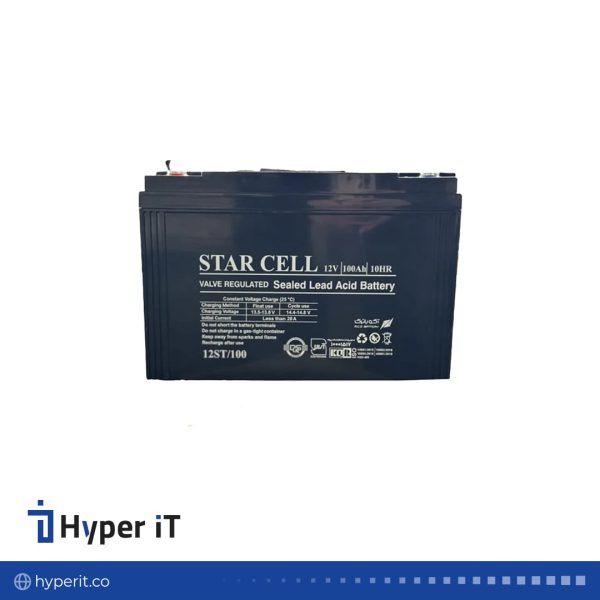 باتری یو پی اس 100 آمپرساعت استارسل (StarCell) 12 ولت