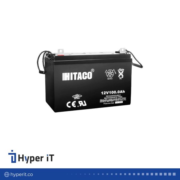 باتری یو پی اس 100 آمپرساعت هیتاکو (Hitaco) 12 ولت