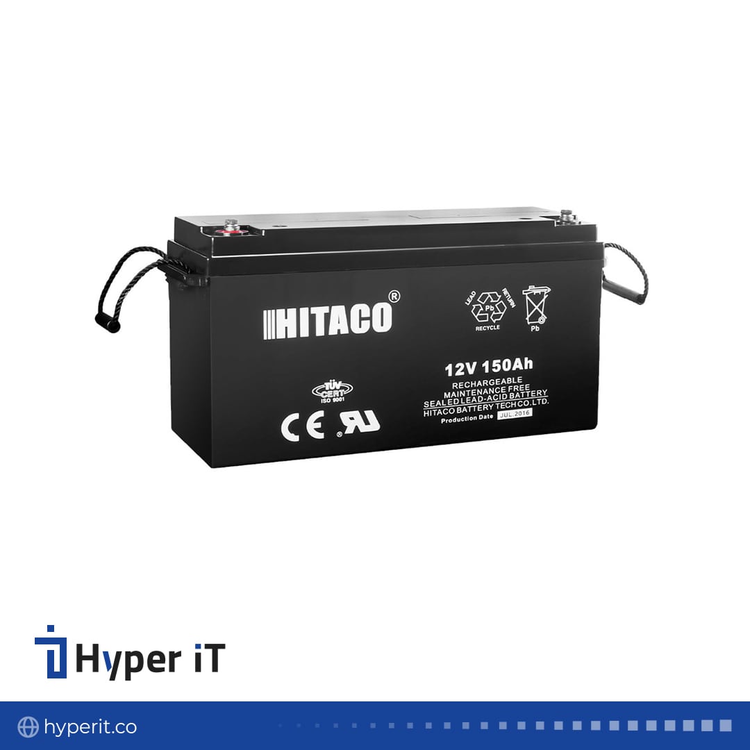 باتری یو پی اس 150 آمپرساعت هیتاکو (Hitaco) 12 ولت