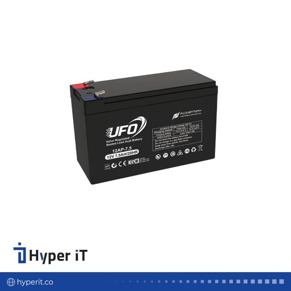 باتری یو پی اس 7.5 آمپرساعت یوفو (Ufo) 12 ولت