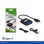 تبدیل پاوردار HDMI TO VGA مدل En-Coh1013 ای نت
