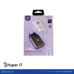 شارژر موبایل Mark مدل EU1-T به همراه کابل TYPE C