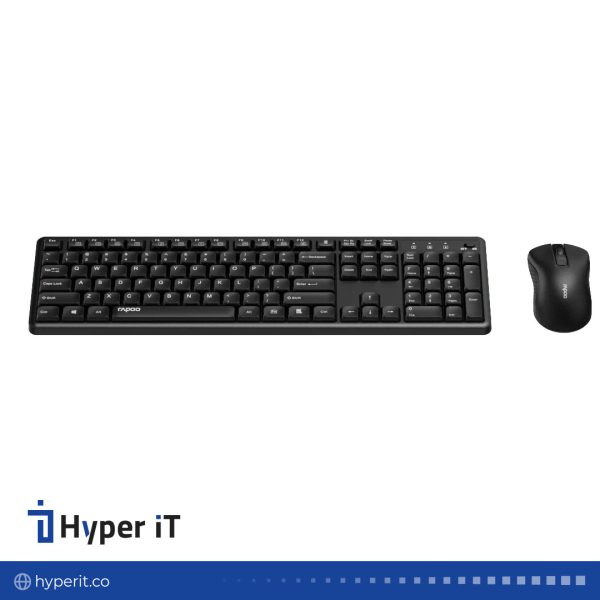 کیبورد و ماوس بی سیم رپو مدل X2100 SILENT