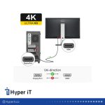 تبدیل DISPLAY TO HDMI باکیفیت ۴K با قابلیت انتقال صدا EN-CoD4011S