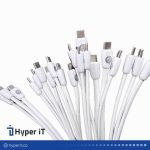 کابل پاور بانک دوسر تایپ C مدل ژله ای برند WAVE