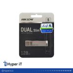 فلش مموری هایک سمی مدل E307C DUAL Slim ظرفیت ۱۲۸ گیگابایت USB 3.2