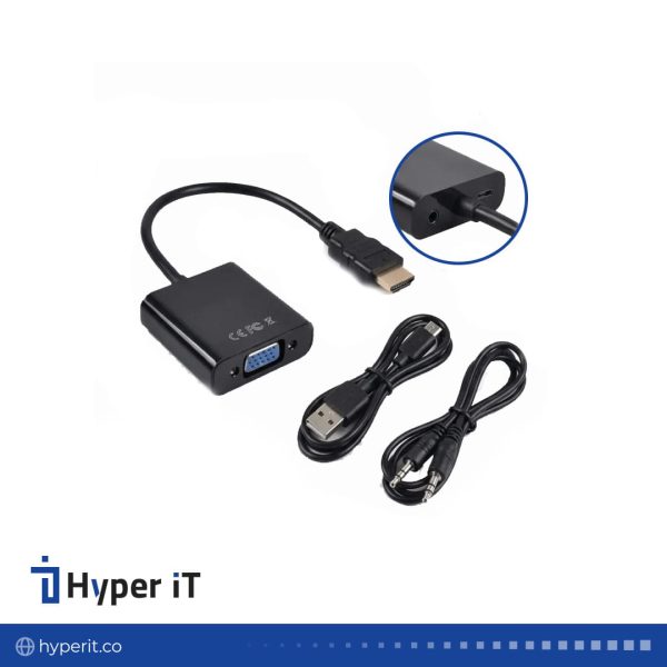 تبدیل HDMI TO VGA برق دار