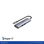تبدیل پورت و اتصال رپو مدل XD51 تایپ سی به اچ دی ام آی + PD+USB3+Usb-C