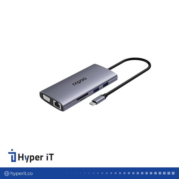 هاب 10 پورت Type-C رپو مدل XD101