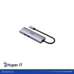 تبدیل پورت و اتصال رپو مدل XD51 تایپ سی به اچ دی ام آی + PD+USB3+Usb-C