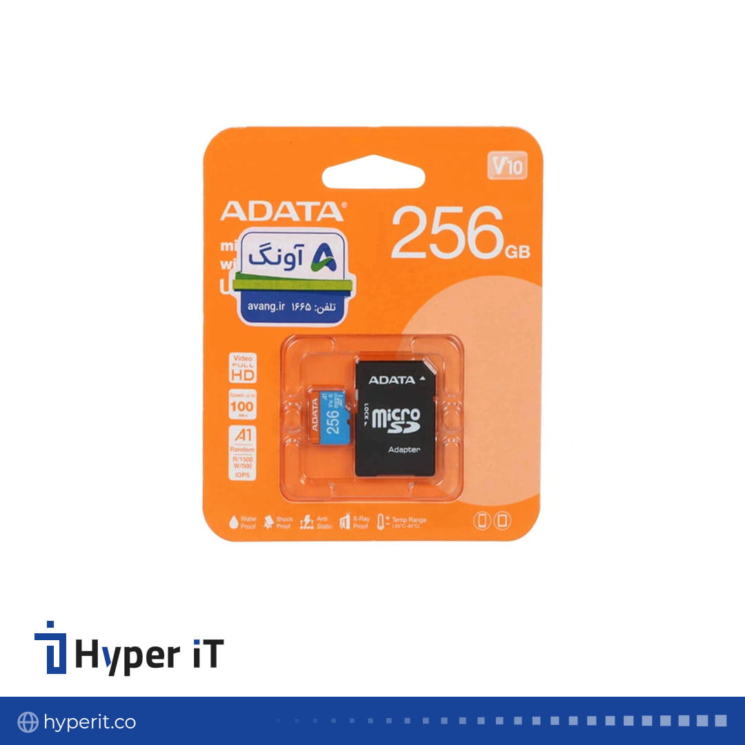 رم میکرو ADATA مدل R100 V10 MICRO ظرفیت 256Gb