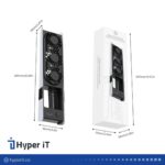 فن خنک کننده جی‌ وای‌ اس مدل JYS-P5228-V6 مناسب کنسول بازی PS5 SLIM/PRO با RGB